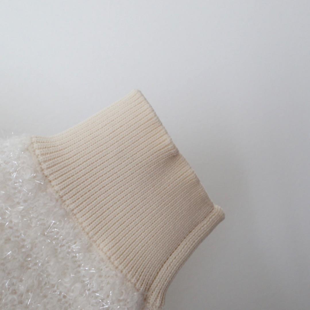 セントアンドリュース　ファンシークルーネックニットプルオーバー　サイズL