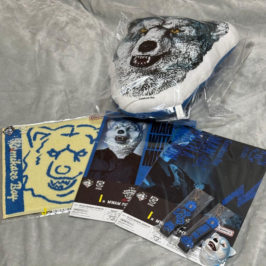 一番くじ マンウィズ【Kamikaze Boy】コンプリート　全７種　合計7点