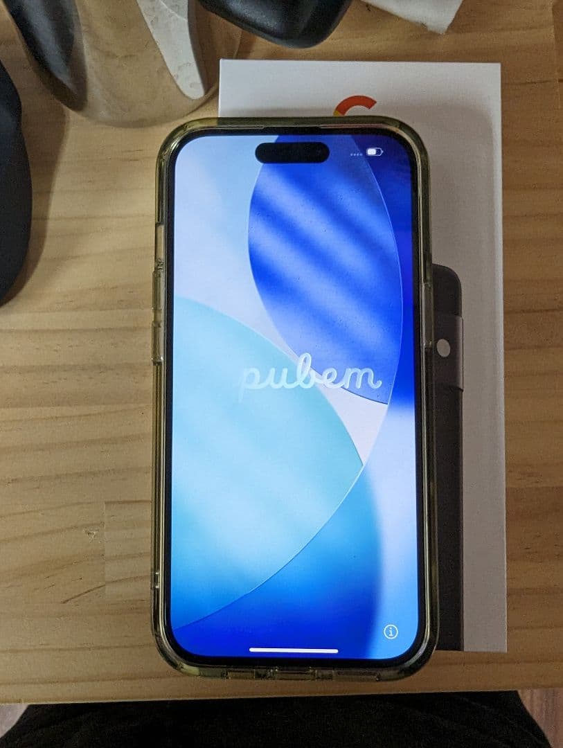 iPhone15　本体　SIMフリー　256GB　箱ありケース付ガラスフィルム張