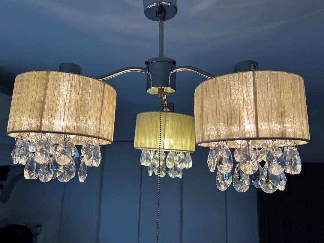 【ことぶき様】フランフラン シャンデリア Franc Franc クリスタル照明