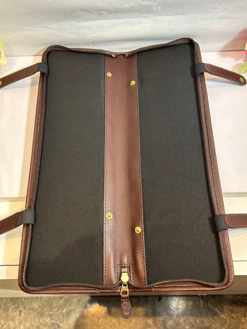 【美品】コーチ　オールドコーチ　ネクタイケース　ネクタイ2枚収納可能　ポーチ付き