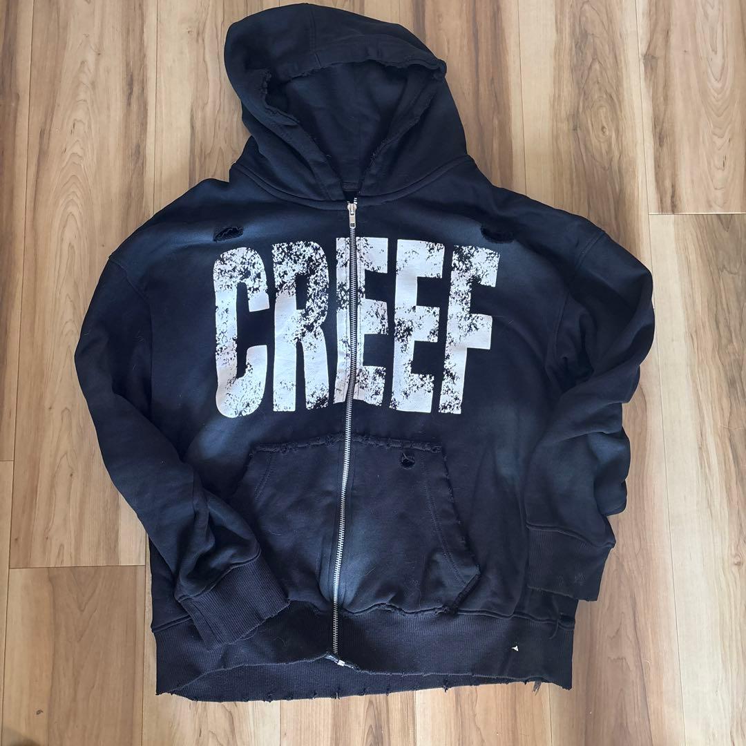 creefジップパーカー