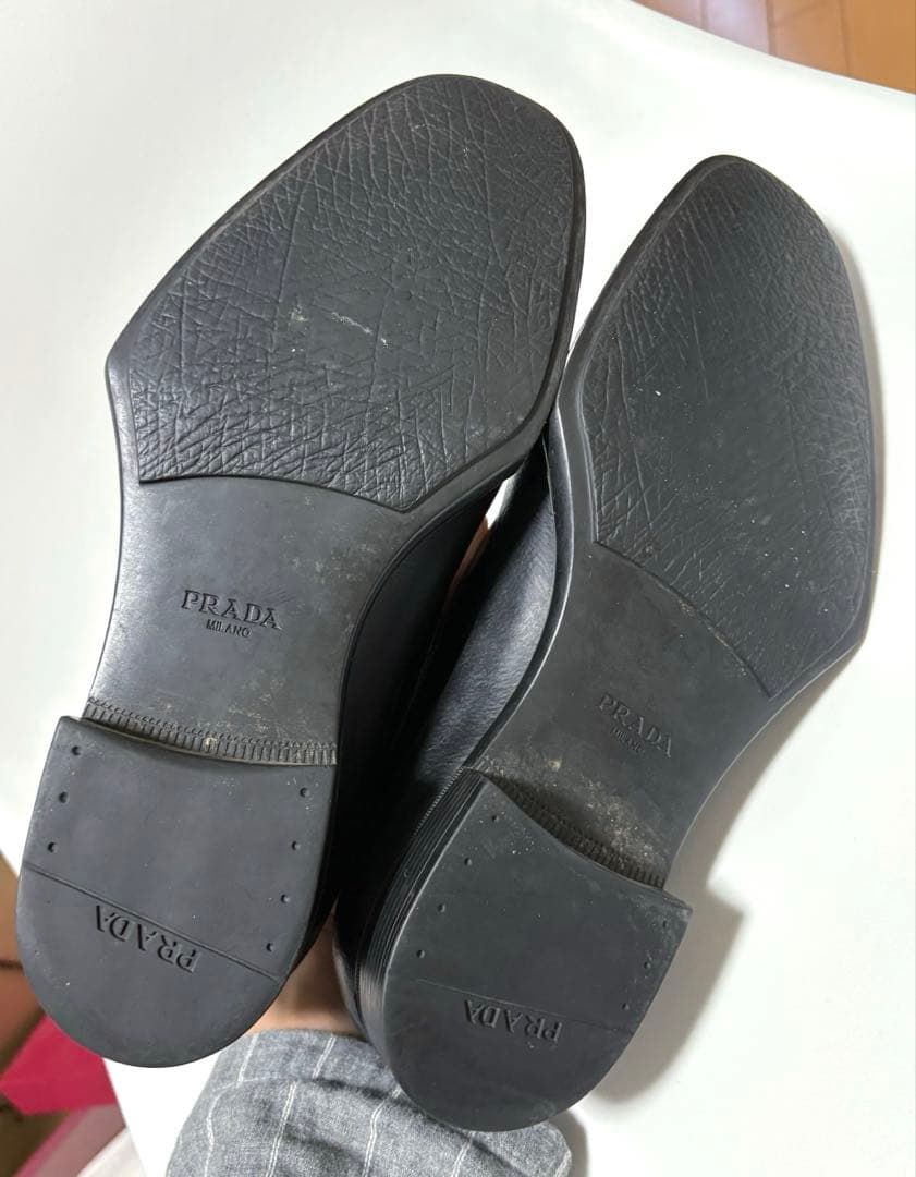 名作 プラダ12AW ラバーソールドレスシューズ6 美品