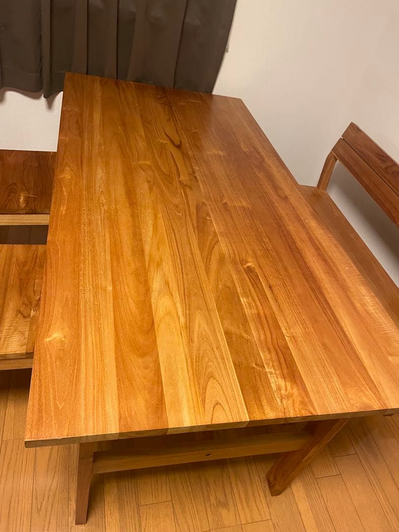 【セット売りのみ】unico ダイニングテーブルセット①