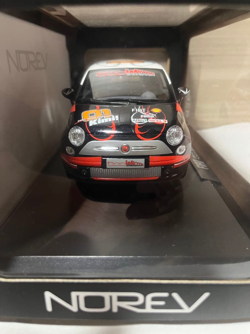 NOREV 1/18 Fiat 500 WROOOM ＃01 キミ・ライコネン