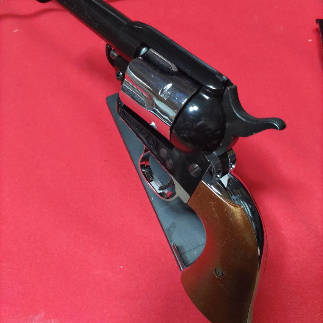 マルシンSAAコルト45ブラック＆シルバーガスガン！ガス漏れ無し完全可動品！