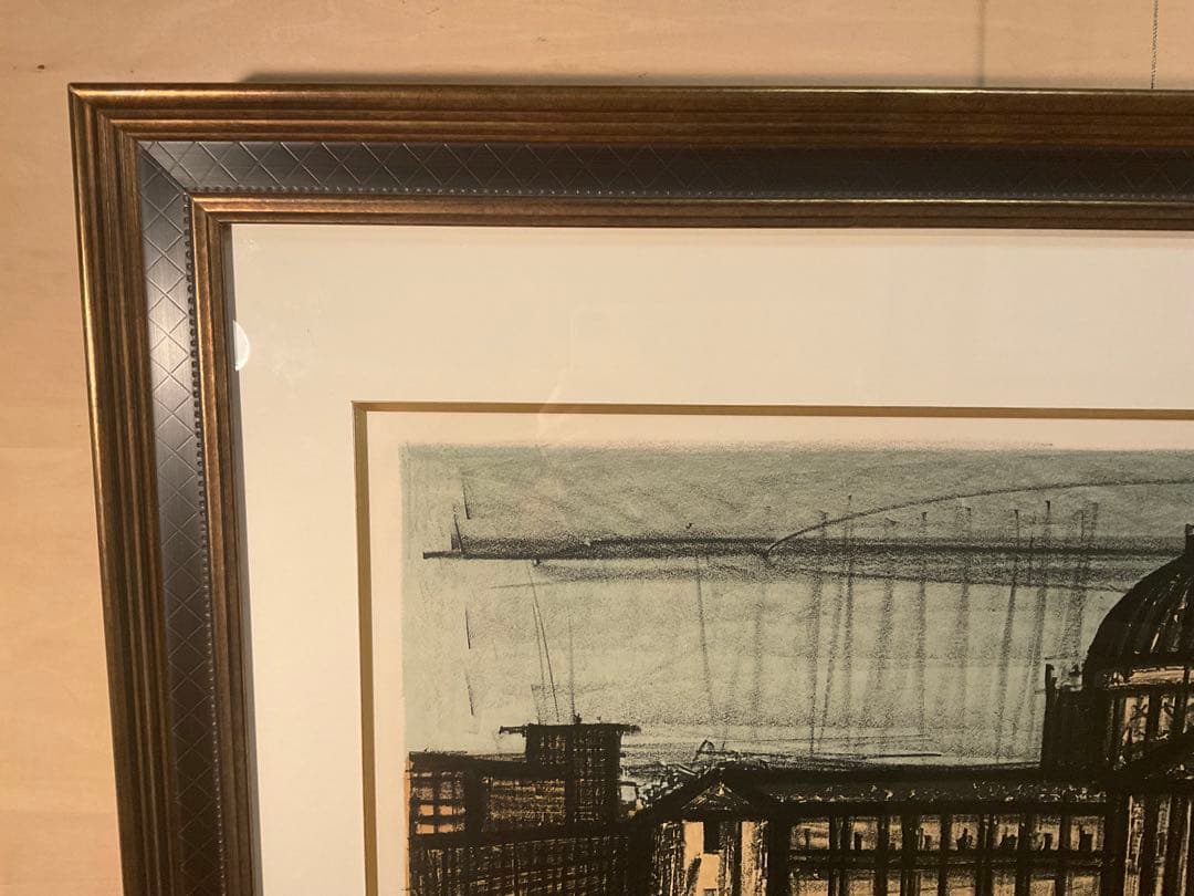 ビュッフェ　「アルバムサンフランシスコNo.３」　リトグラフ　直筆サイン有り