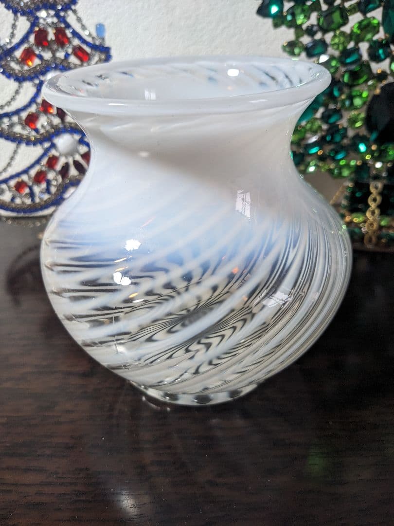 フェントン　スワール　フレンチオパルセント　フラワーベース　お値下げ中