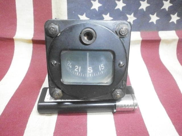 海上自衛隊　航空機用　方位計　磁気コンパス　本物