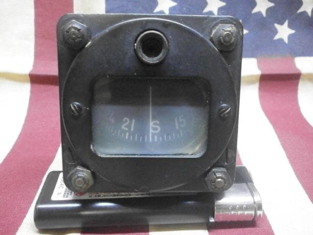 海上自衛隊　航空機用　方位計　磁気コンパス　本物