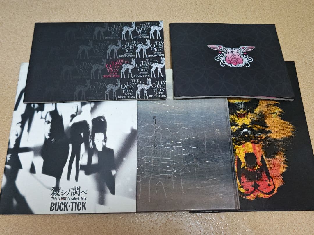 BUCK-TICK パンフレット 5種類