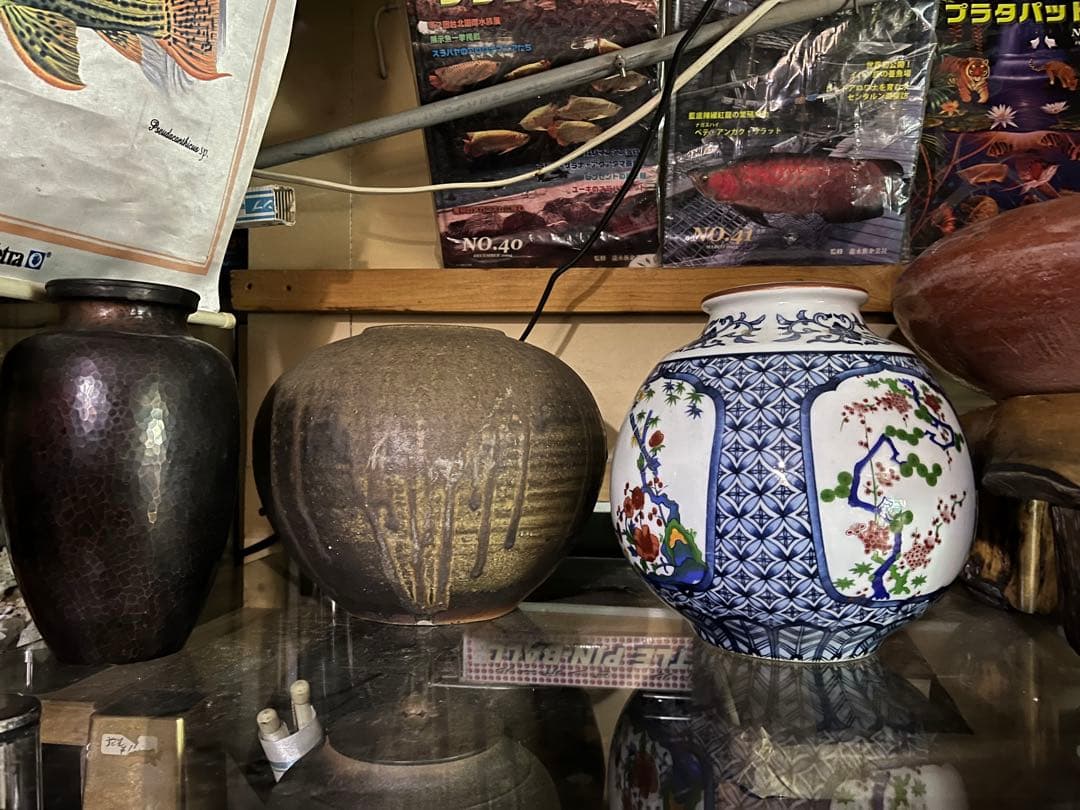 花瓶、壺、信楽焼、九谷焼、備前焼きなど各種 まとめ陶器花瓶