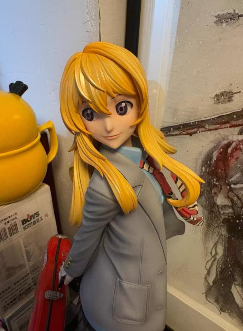 四月は君の嘘 宮園 かをり 樹脂 彫刻 フィギュア