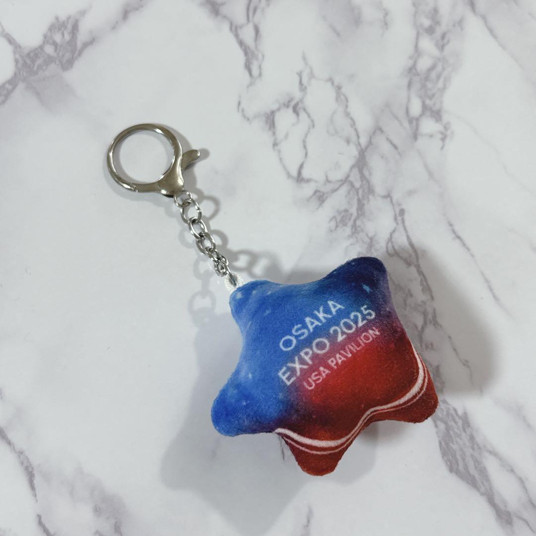 大阪関西万博　アメリカ館　スパーク　キーホルダー