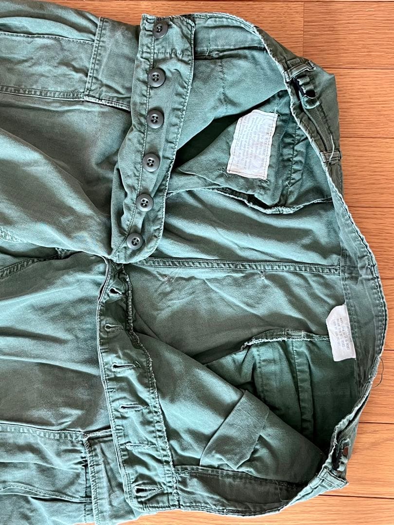 '67 ジャングルファティーグ Pantsノンリップ3rd U.S.ARMY