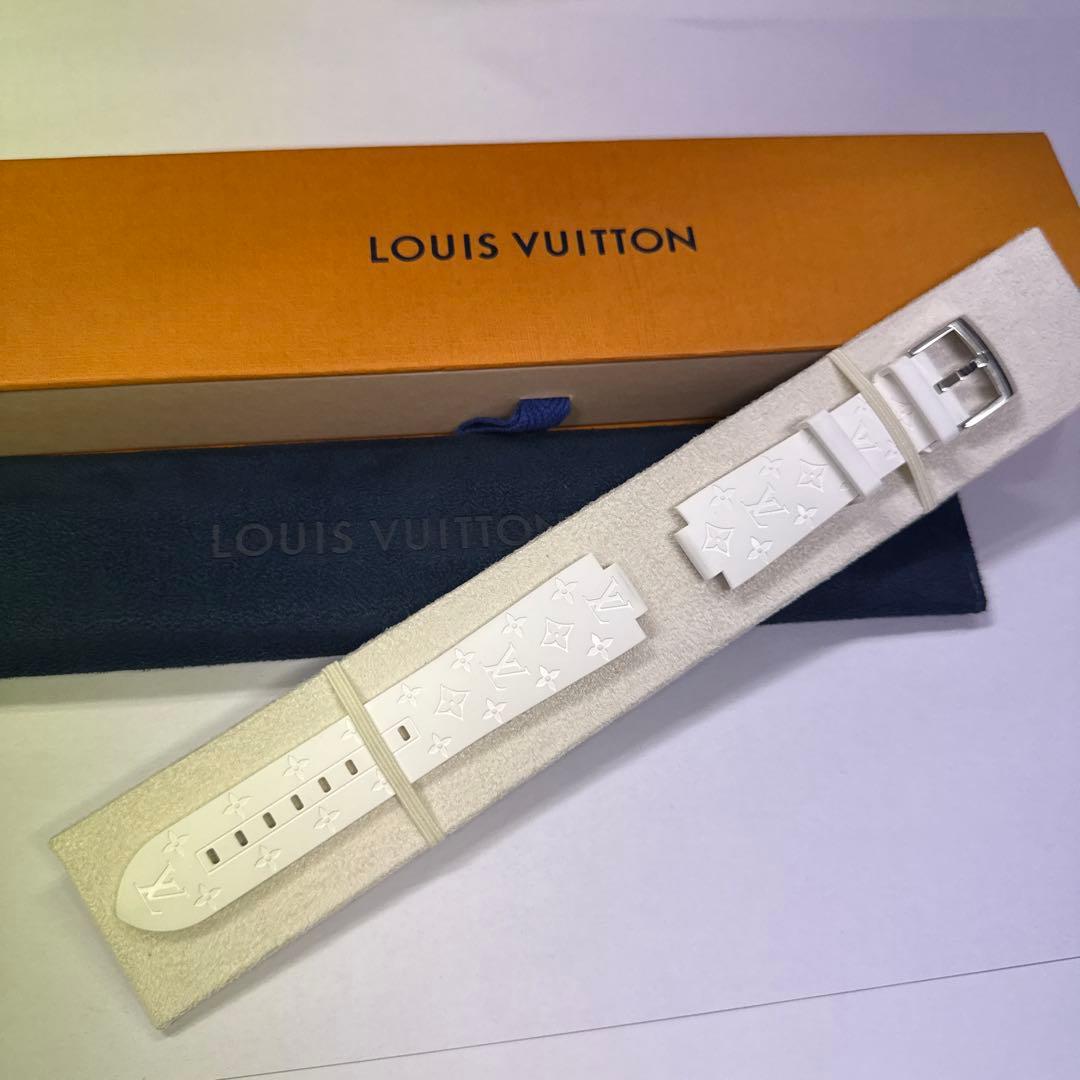 ルイヴィトン　時計　ベルト　モノグラムラバー ストラップ L