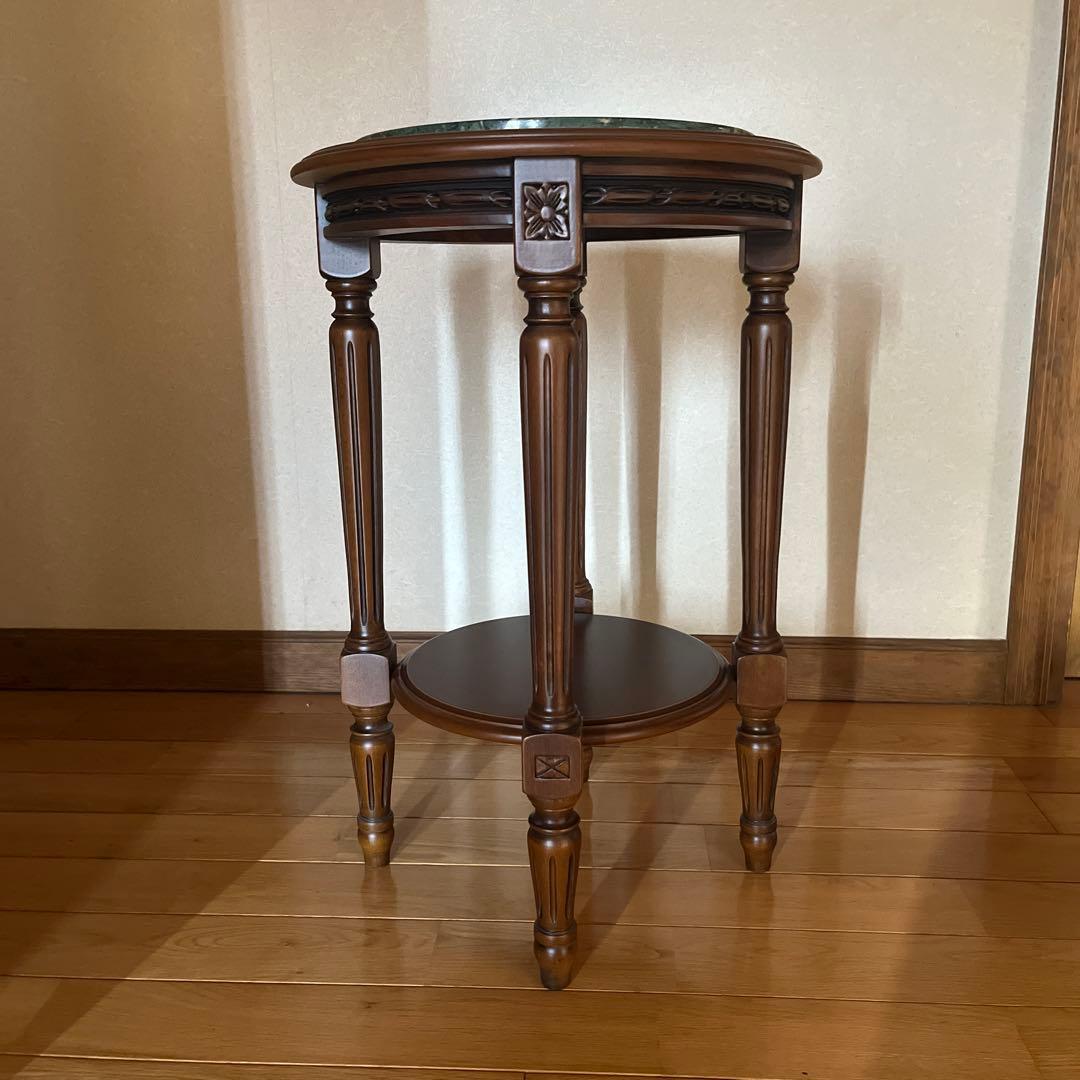 イタリア製 大理石天板 花台 飾り台