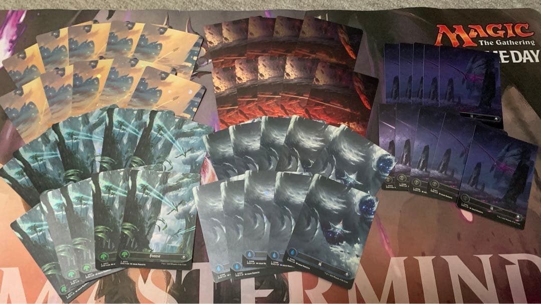 日語　基本土地　ギャラクシーフォイル　セット