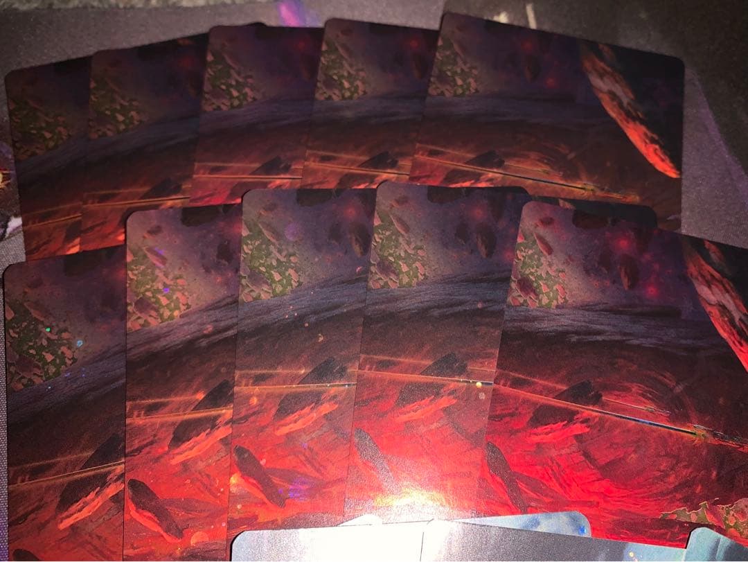 日語　基本土地　ギャラクシーフォイル　セット