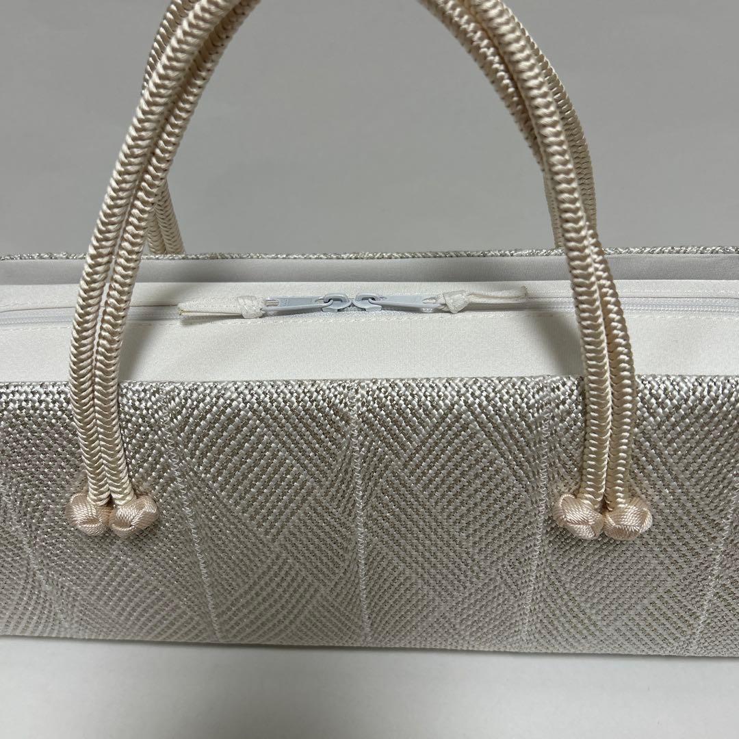 和装バック　利休バッグ　横長の型　小田巻付き　バッグ　組織り　衿秀　和想庵　着物