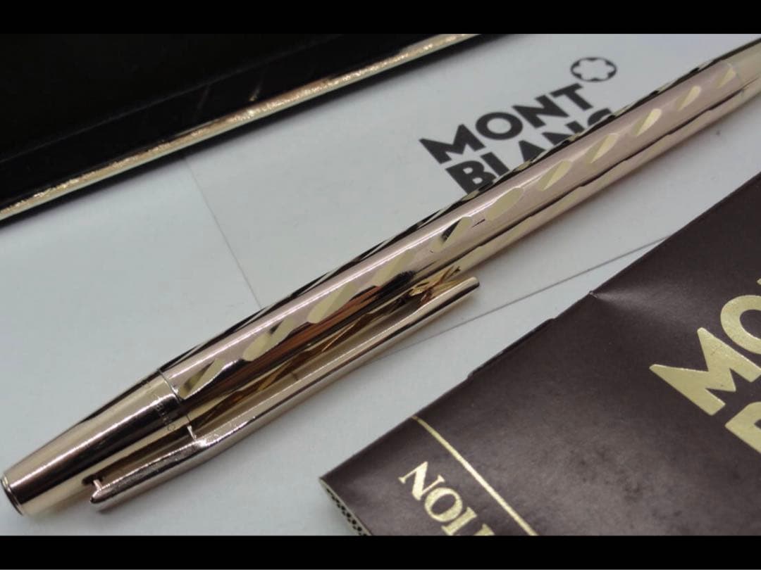 絶対手にしたい幻の限定品入手困難特別彫金★金運上昇の総金張1900番台モンブラン
