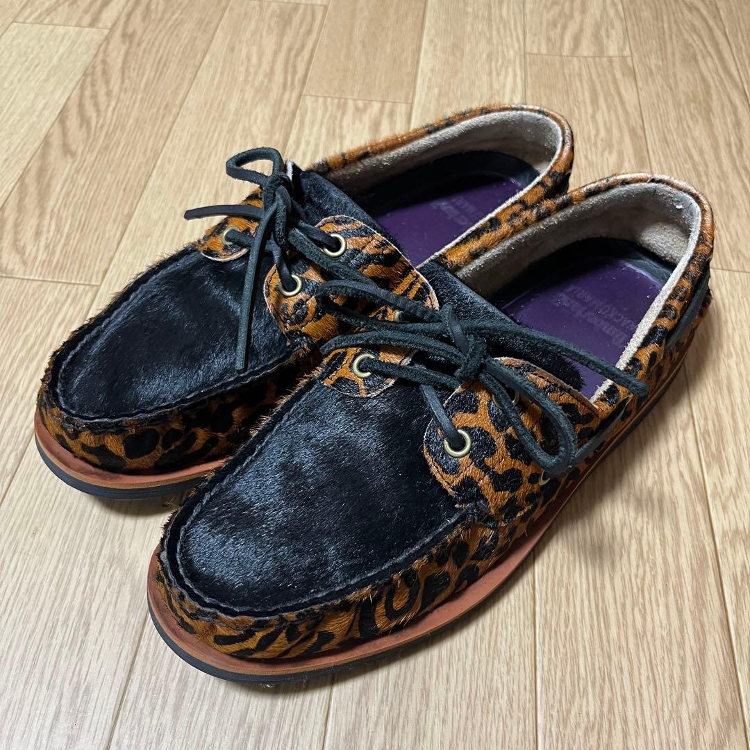 Timberland×WackoMaria ローファー 27.5cm レオパード