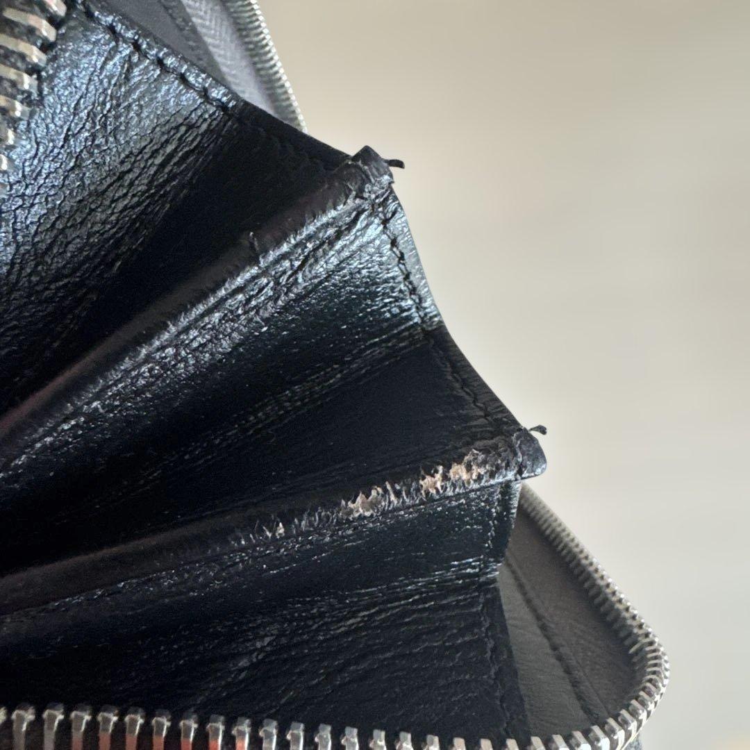 サンローラン ケース キルティングブラックラウンド 財布 パース