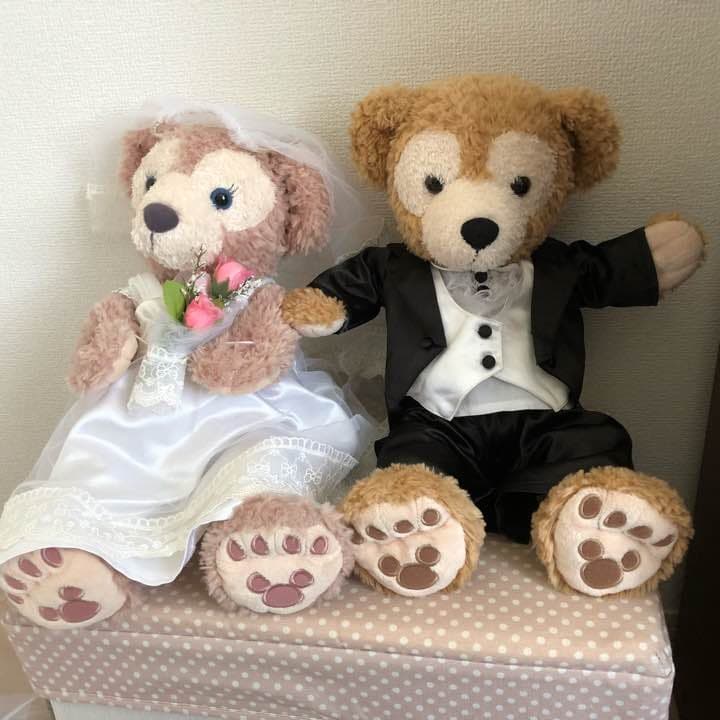 ダッフィー シェリーメイ 結婚式衣装