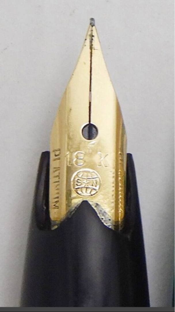 ＰＬＡＴＩＮＡＭ万年筆 １８K刻印入り パイロット１４Ｋ2本おまとめ