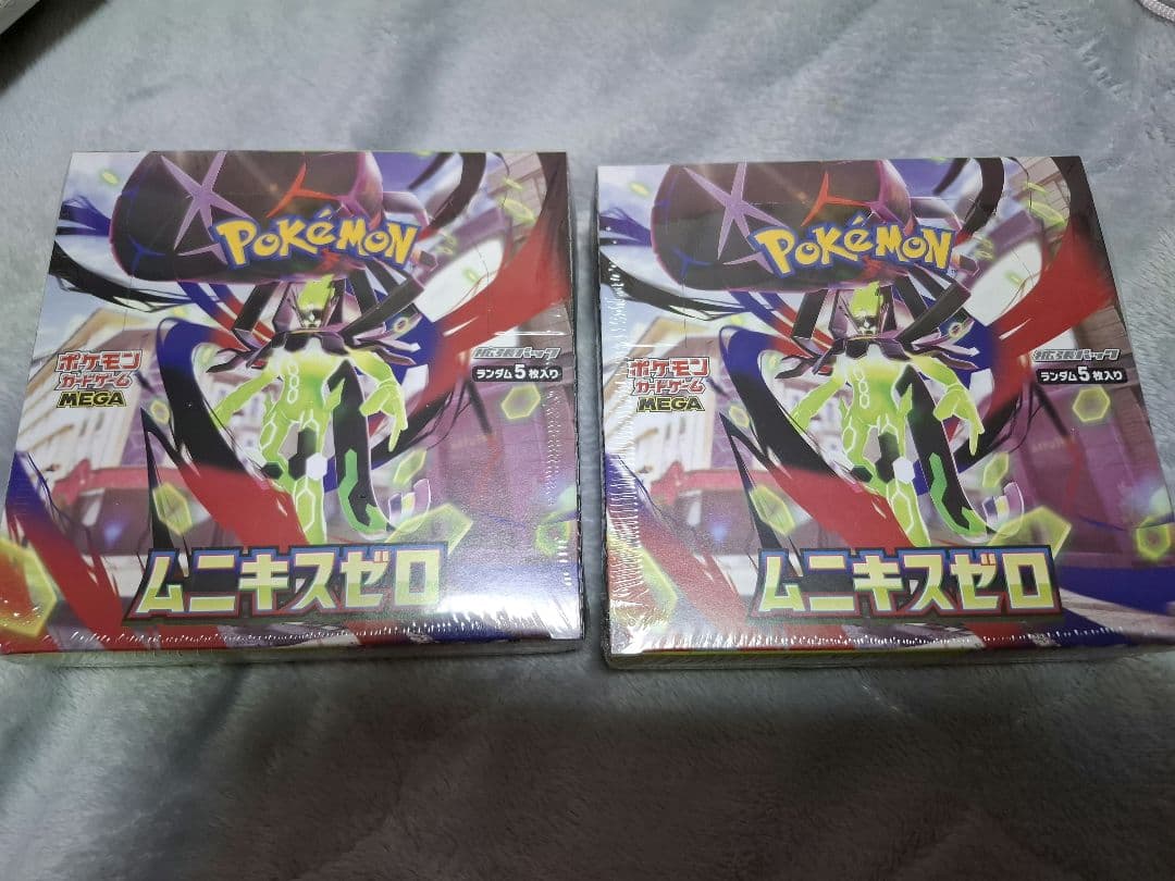 【新品未開封】ポケモンカードゲーム ムニキスゼロ　シュリンク付き2box