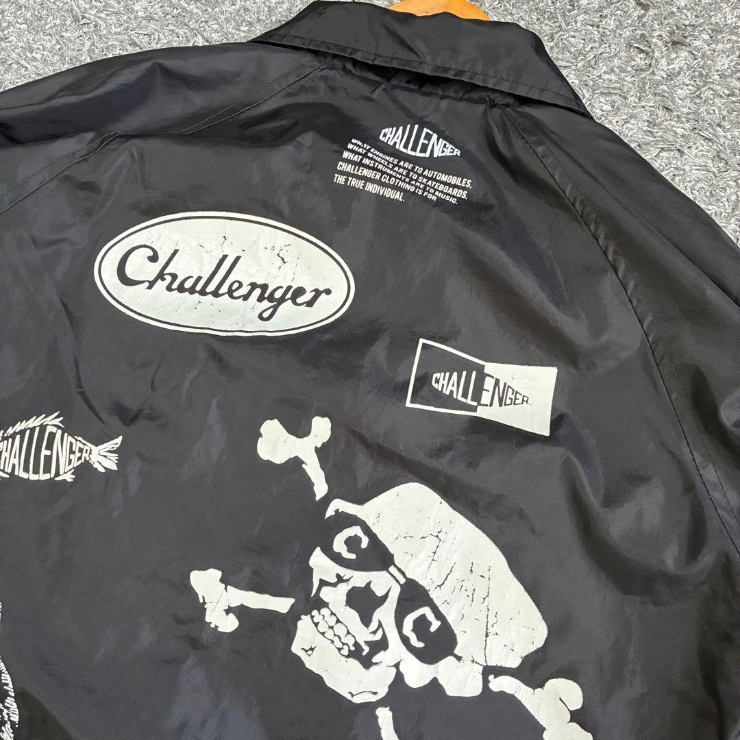 【希少】CHALLENGER 7周年記念 ロゴコーチジャケット 黒 Sサイズ