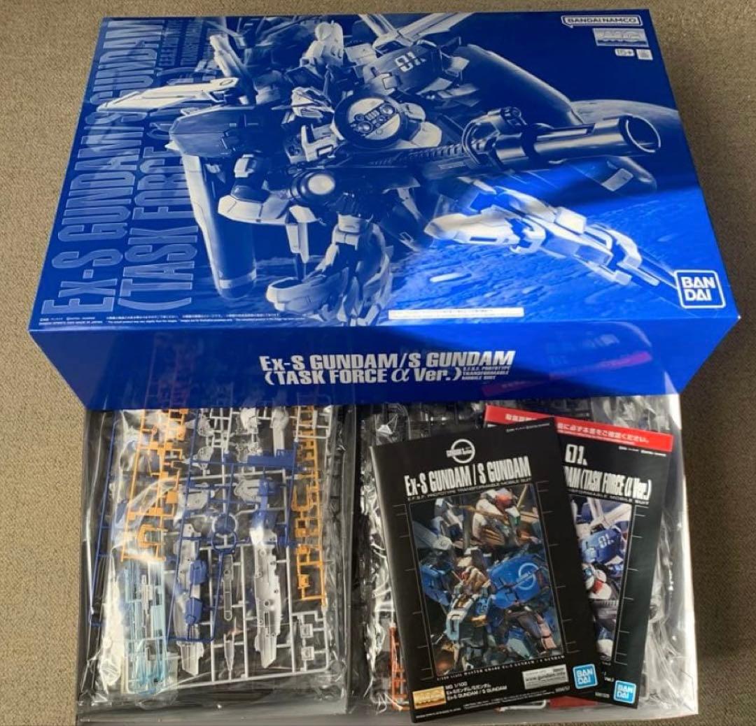 MG 1/100 Ex-Sガンダム/Sガンダム (タスクフォースα Ver.)