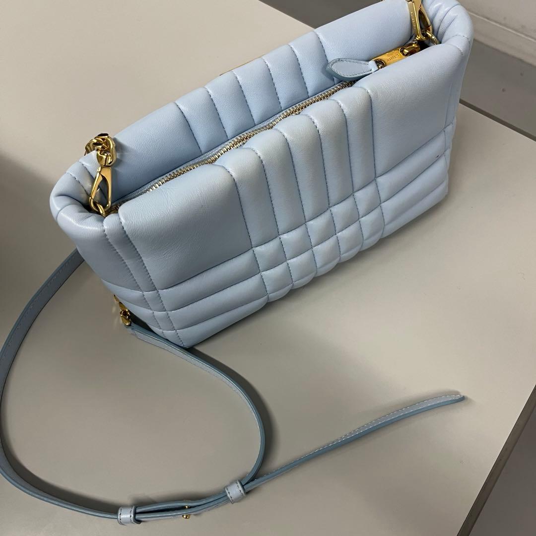 い*む様 美品 BURBERRY バーバリー ショルダー バッグ TB ロゴ レ