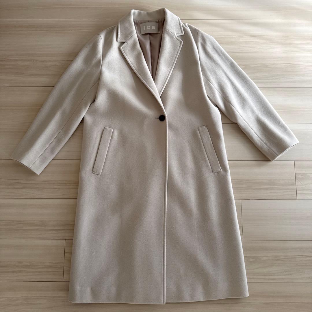 ICB ウールライトメルトンチェスターコート サイズ4 定価1/3以下ほぼ未使用