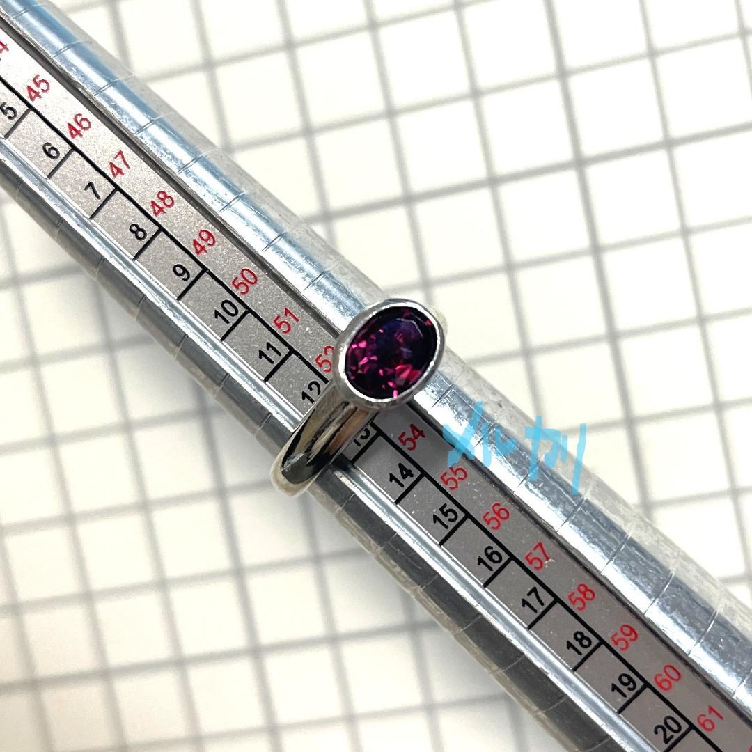 【レア　agete アガット】ロードライトガーネット　シルバー　リング