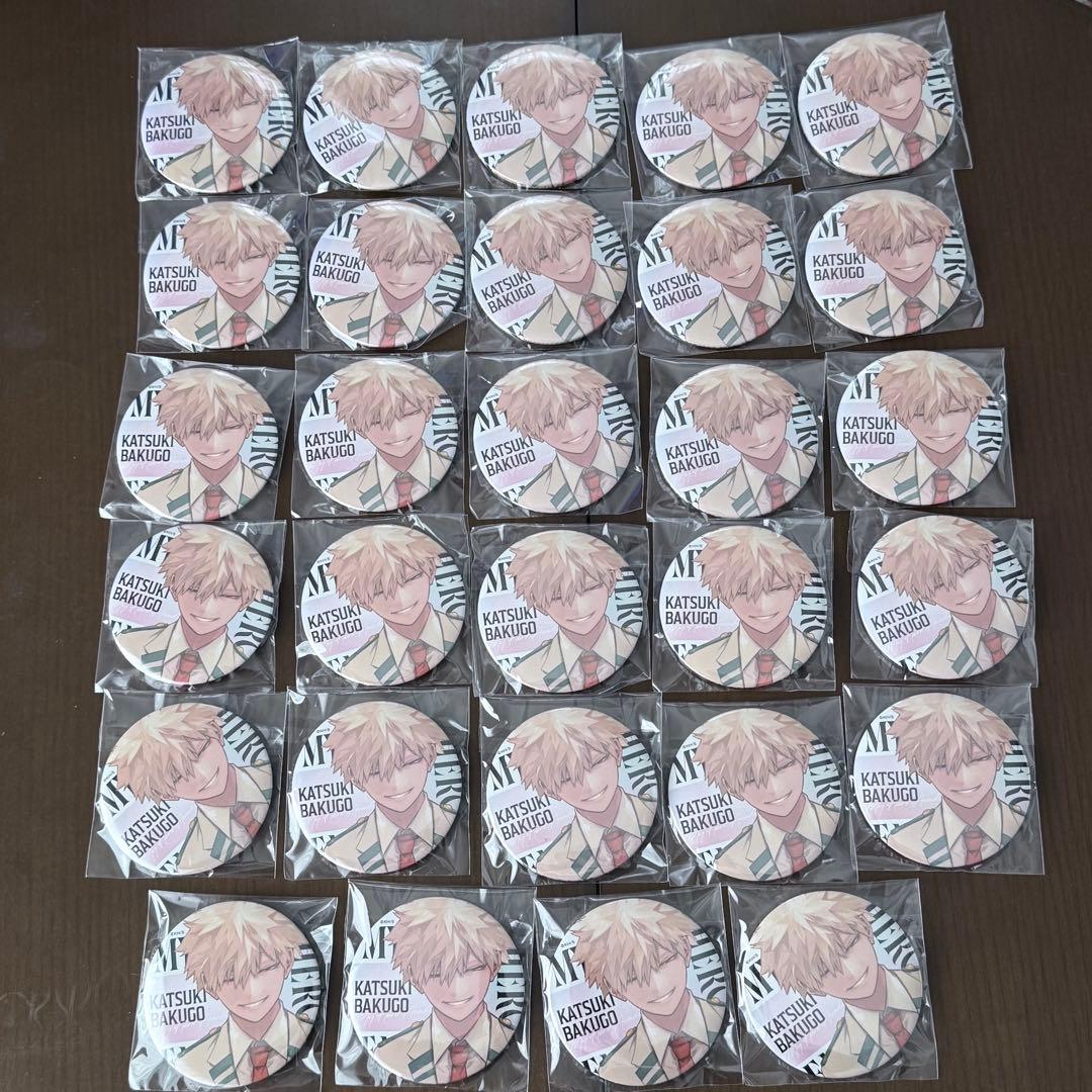 僕のヒーローアカデミア ジャンプGIGA 全サ 缶バッジ 爆豪