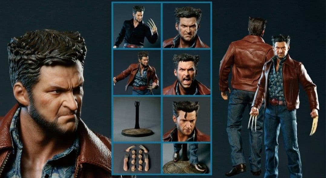 1/6スケール ウルヴァリン アクションフィギュア ３種類ヘッド wolfman