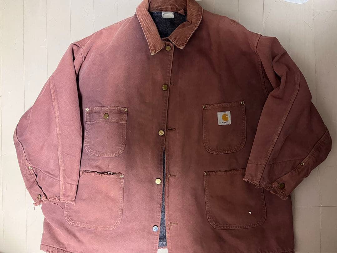 さかな　【激レア色】Carhartt カーハート チョアコートアズキ色