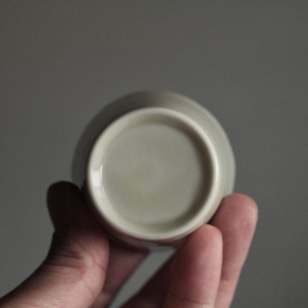 不二家 プリンカップ 筒盃 細長 長筒 古道具 アンティーク