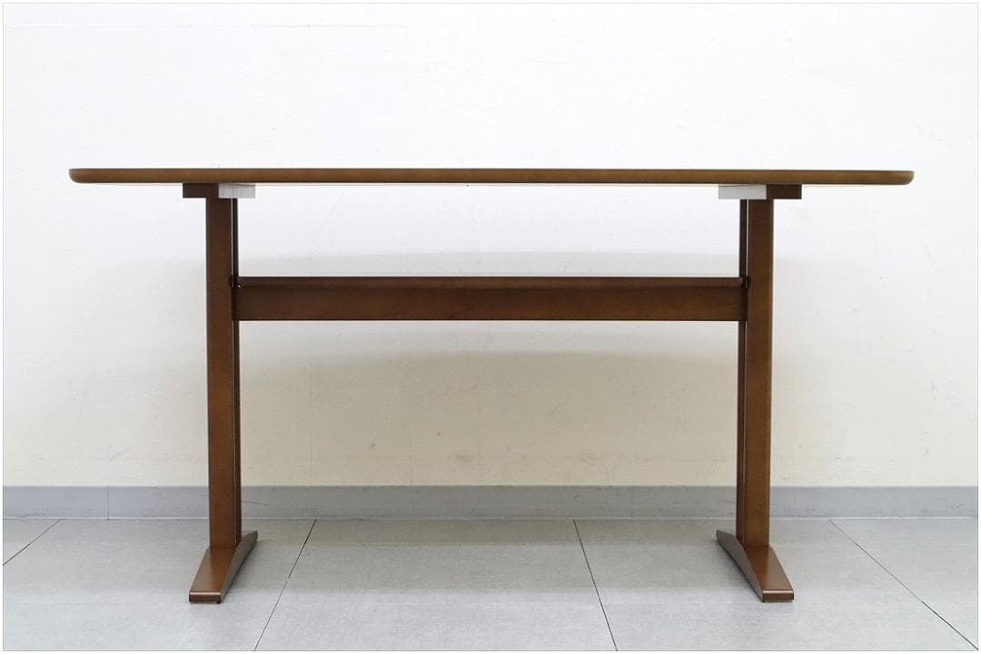 美品 カリモク60 カフェテーブル1200 ウォールナット 食卓 机 テーブル