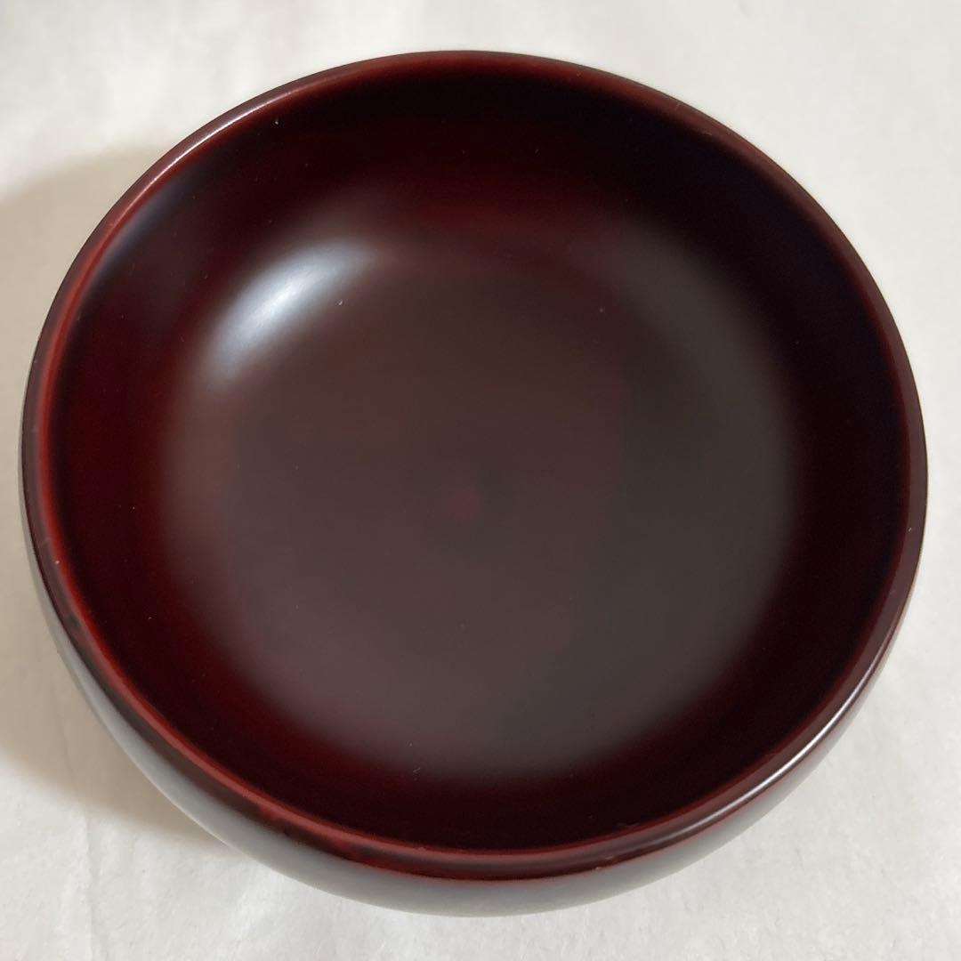 新品　未使用　￼上品上質　高級　越前漆器　祖雅堂　古代朱　福鉢　小鉢　小皿　￼