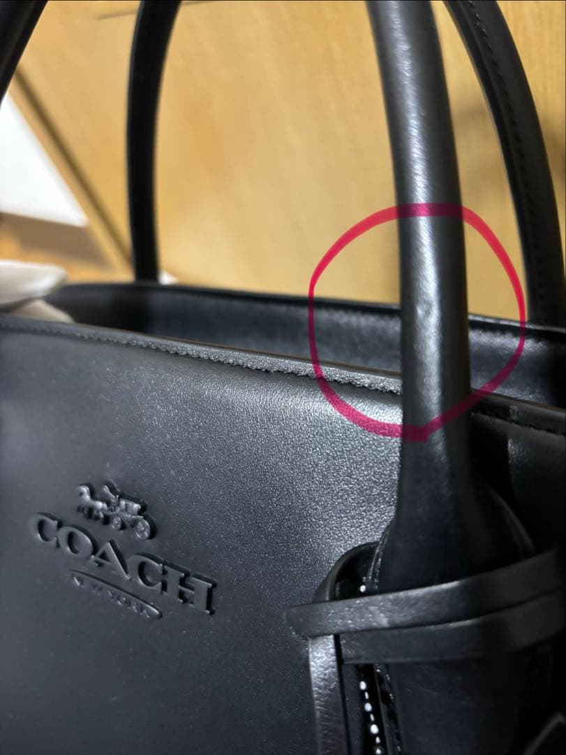 COACH アンドレア キャリーオール 2WAYショルダーバッグ CP086