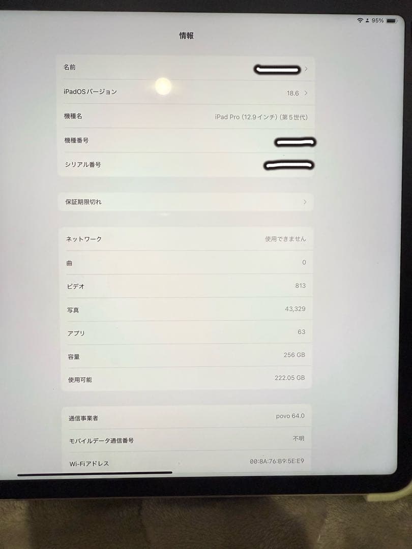 Apple iPad Pro 第5世代 シルバー