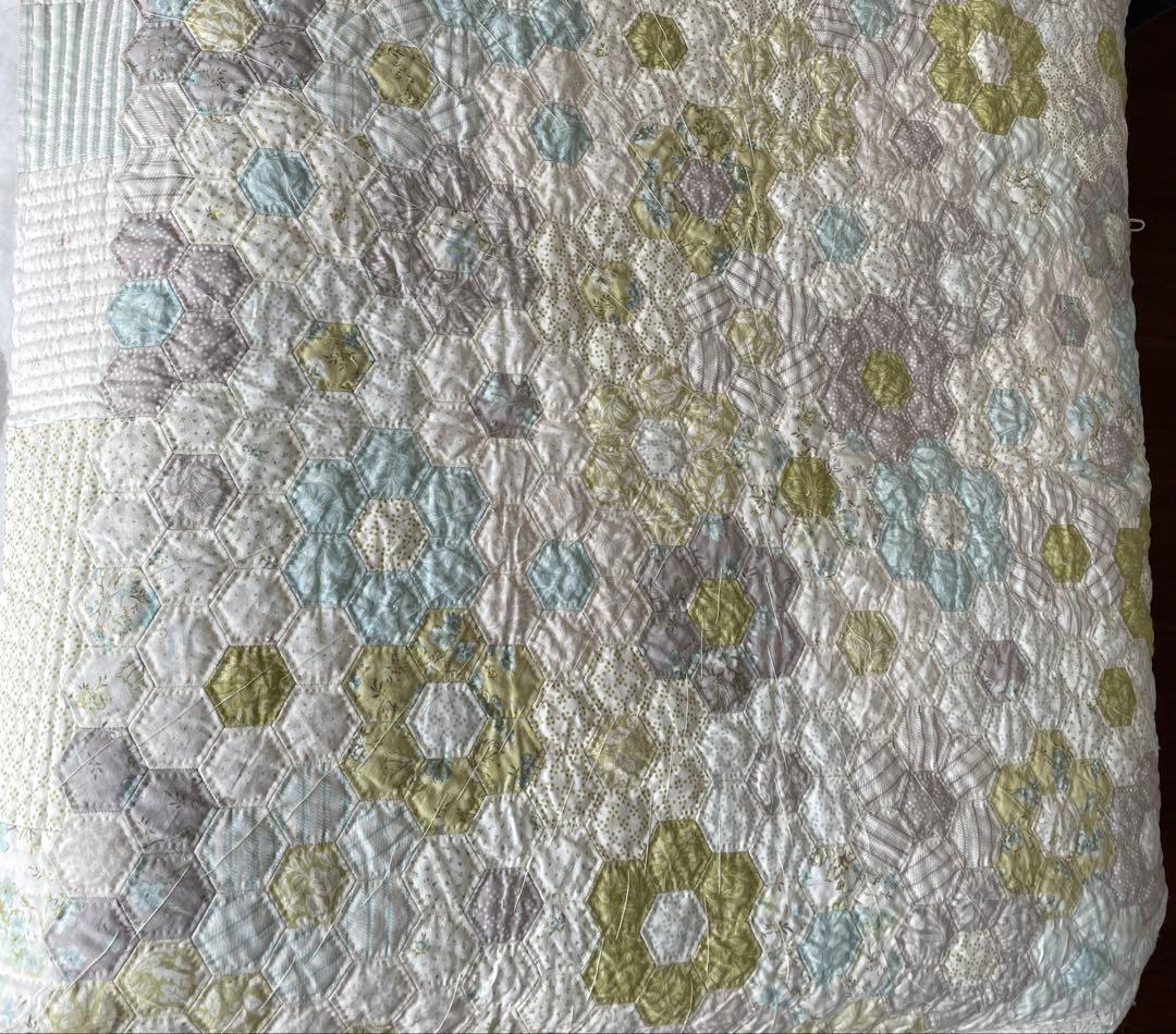 こうの早苗 製作途中 マザーズガーデンのベビーキルト