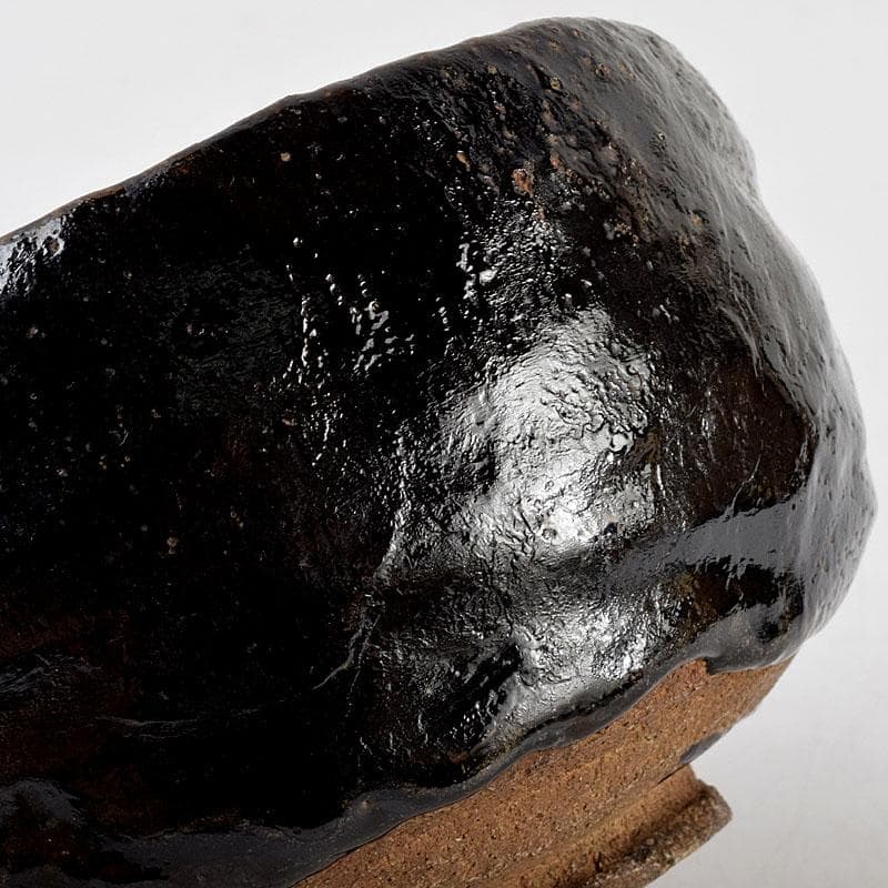 茶道具　大徳寺宙宝和尚在判　黒楽茶碗　時代箱　V　9264