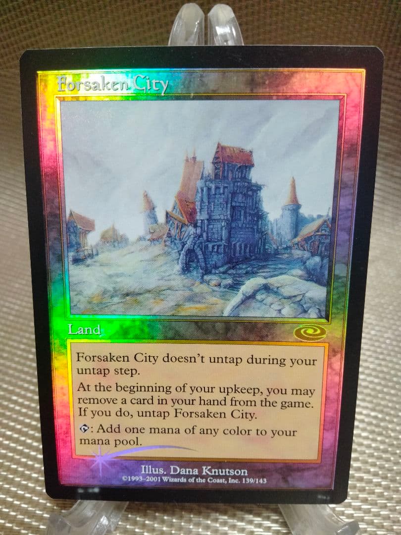 【ご確認用】プレーンシフト foil 見捨てられた都市 英語 1枚　MTG