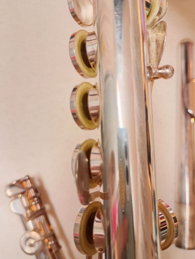 サンキョー　フルート　ハンドメイド　総銀