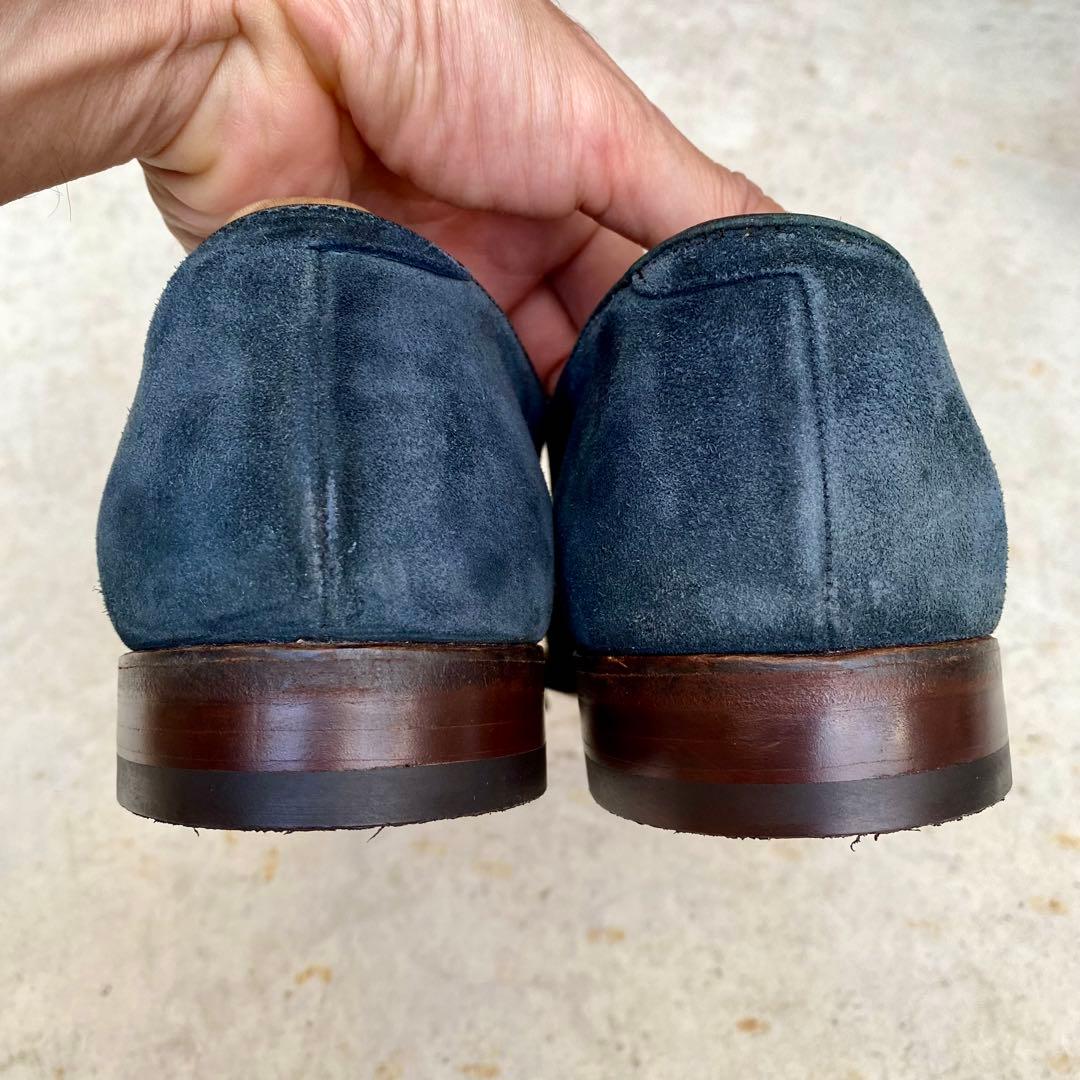 Alden17031F★サイズ9D★スエード★ネイビー★モンクストラップ