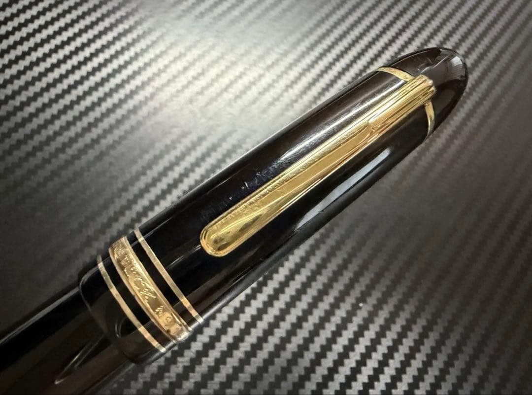 美品 モンブラン マイスターシュテュック 149 14C 中白 F 細字 万年筆