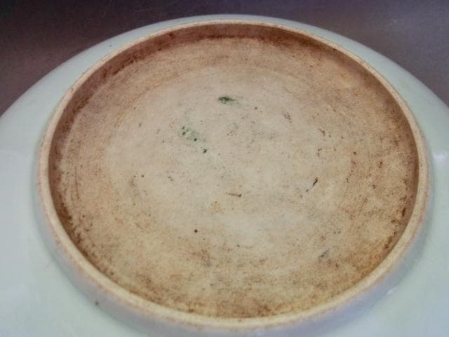 皿■支那染付鯉紋 清時代中期 飾り皿 魚皿 古玩 唐物 中国 時代物 骨董品■